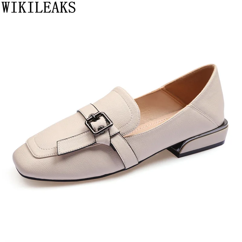 

Leather Casual Lolita Shoes Slip on Shoes for Women Loafers Women Korean Fashion Women Shoes Luxury Brand High Quality Scarpe