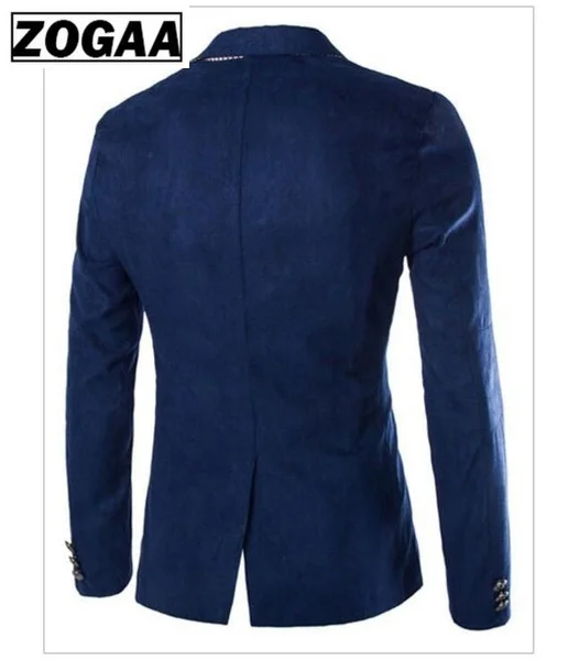 ZOOGAA/Лидер продаж, Новое поступление, модный Блейзер, повседневный мужской пиджак, новинка весны и лета, мужские костюмы, повседневное пальто