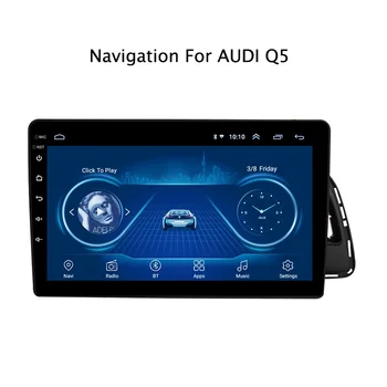 

9inch Super Slim touch screen Android 10.0 GPS Navigation For Audi Q5 car radio 2010-2018 Stereo Bluetooth Multimedia head unit