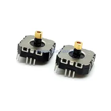 5 pçs/lote FJ08K-S deslizante joystick multifuncional potenciômetro B10K-1 rocker lidar com botão interruptor de direção