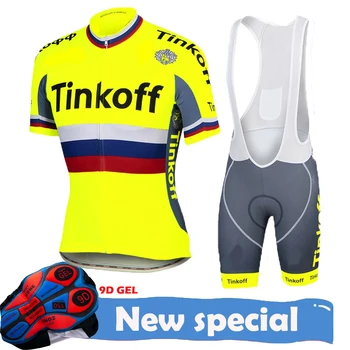 

2020 Tinkoffing Bike Pro Team Men's Racing Suit Tops Triathlon MTB Bike Wear Uniform Quick Dry Cycling Jersey Ssts Ropa Ciclismo