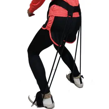 

Practical Fitness Training Door Flexibility Stretching Leg Stretcher Latex Elastic Rope Adjustable Waist Belt Slimming Training