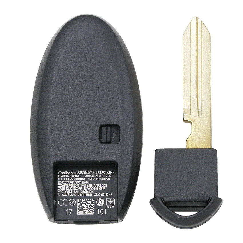 3 + 1/4B дистанционный Автомобильный ключ FSK 315 МГц PCF7952A / HITAG 2 46 чип FCC ID: CWTWB1U815 для Nissan K09054  (15)