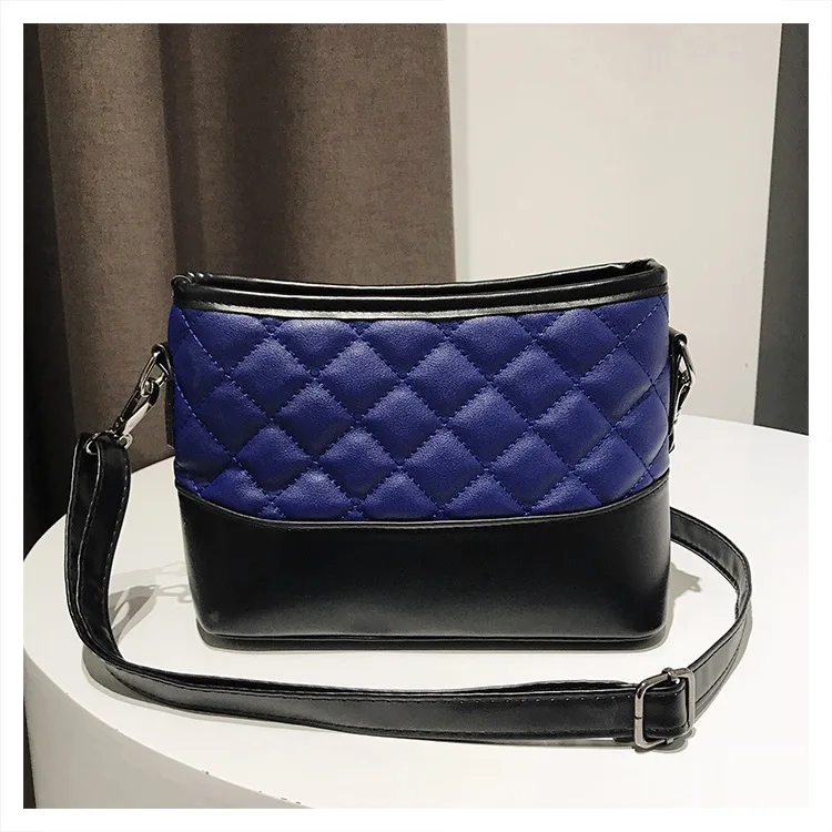 

Spring New Style Rhombus Spiraea Bucket Bag WOMEN'S Bag Chain Shoulder Bag Shoulder Bag Bag