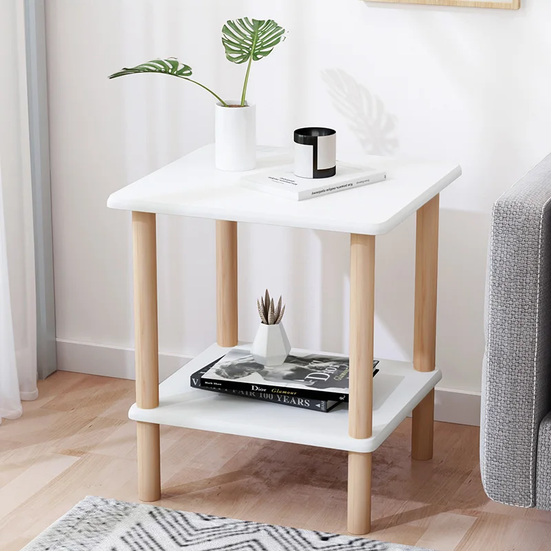  Sofa Side Nordic Small Coffee Table Modern Minimalist Small Square Small Table Table Bedroom Bedsid