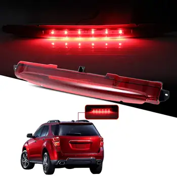 

LED High Mount Stop Light 3Rd Brake Lights Cargo Lamp Assembly Automotive Tail Lights Red Lens Replacement Fit for 2002-2012 Che