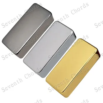 

2Pcs/lot 72mm X 32mm Sealed Type Brass Humbucker Pickup Covers for Electric Guitar 3 Colors can choose Guitar Parts