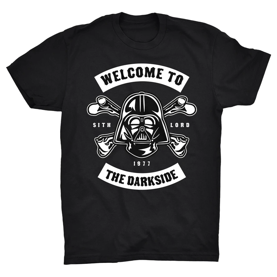 Добро пожаловать в темную боковую футболку ситх Звездные войны Lord Vader Anakin Skywalker 40Th