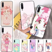 Reayou Anime Sailor Moon Bunny Housse Noire Coquille Souple Étui De Téléphone Pour xiaomi mi 8 9 8SE 9SE 8Lite mix2 2S max2 3 Pocophone F1(China)