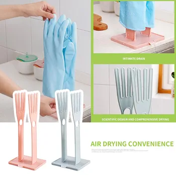

Plastic Household Gloves Drying Rack Multipurpose Removable Rack Kitchenware Storage Rack kitchen organizer escurridor de platos