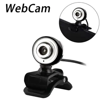 

HD Webcam Mini Computer PC WebCamera with Microphone Rotatable Cameras for Live Broadcast Video Calling Conference Work