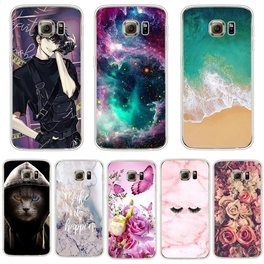 Custodia In Silicone Per Samsung Galaxy S6 Edge Plus Custodia Modello Carino Custodia Morbida In Tpu Per Samsung Galaxy S6 S 6 Edge Cover Bumper Coque