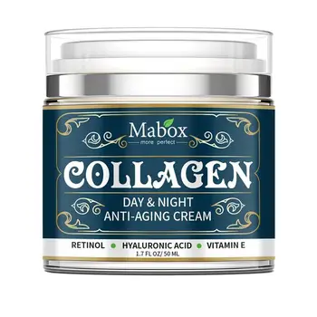

50ml Repair Moisturizing Face Cream Hyaluronic Acid Antiaging Remove Wrinkle Collagen Smooth Whitening Cream for Beauty Women