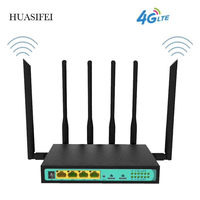 再×14入荷 4G LTE WiFi Router, 300Mbps LTE Cat4 WiFi Router with SIM Card Slot,  Stable Wireless Router with High Gain Antennas, WAN, LAN Network Port for  Home ルーター、ネットワーク機器