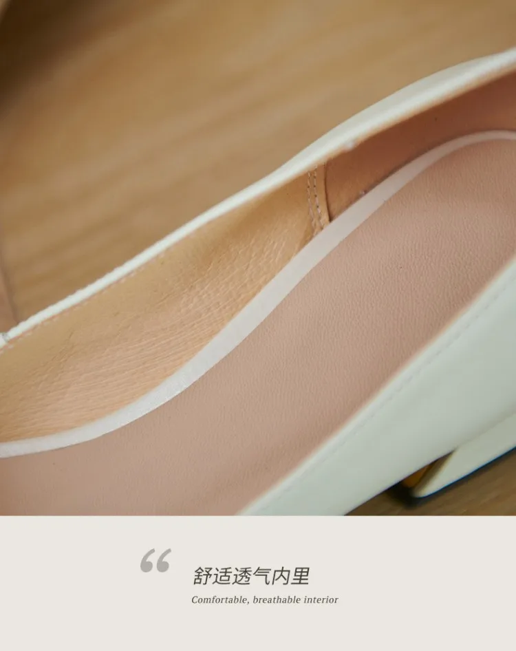 The New Summer Edition Of 2021 Women's Pure Color High-Heeled Shoes With Horseback Buckle Casual Fashion And All-Match Women's s