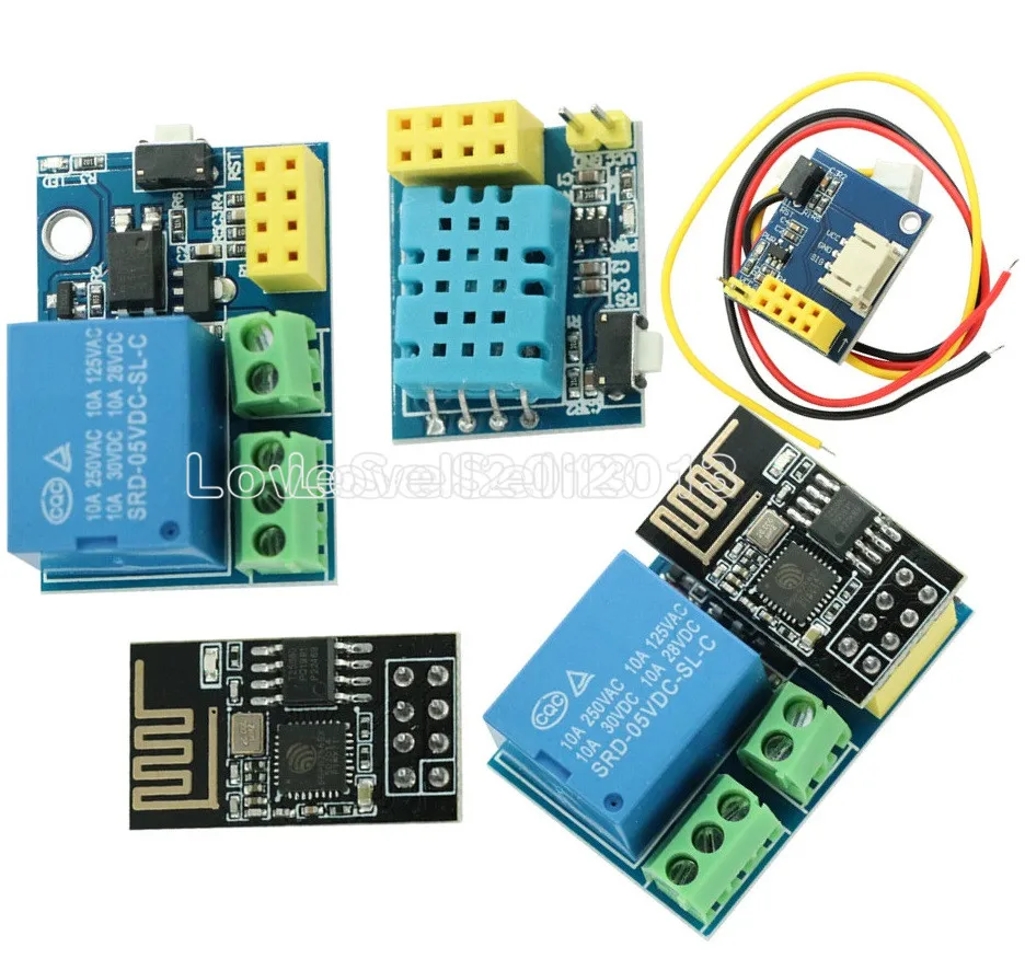 Релейный модуль ESP8266 5 В с Wi-Fi RGB подсветкой дистанционным управлением для умного