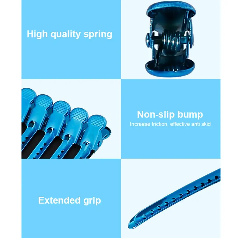 Stainless Steel Metal Duckbill Hair Clip Professional Hairdressing Special Shape Clip Tool Hair Clips Styling Tool 1 Stainless Steel Metal Duckbill Hair Clip Professional Hairdressing Special Shape Clip Tool Hair Clips Styling Tool 5