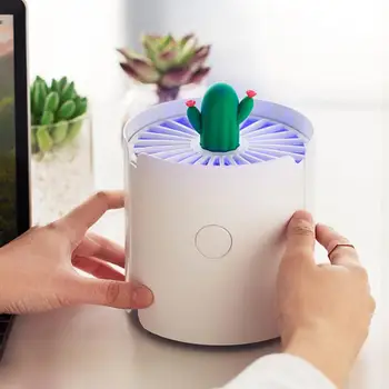 

Cactus Mosquito Trap Physical Mosquito Killer Repellent USB Flying Pests Repeller Lamp for Indoor