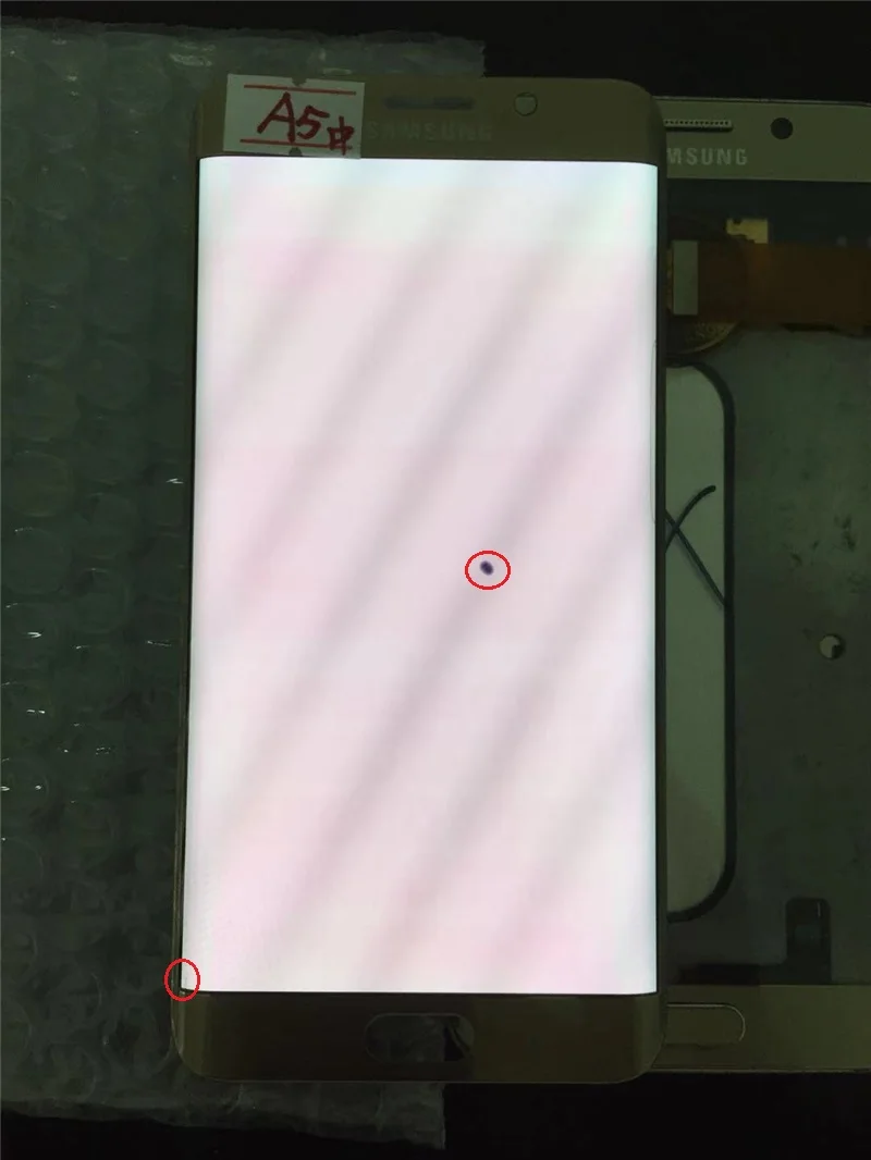 Для samsung Galaxy S6 Edge Plus lcd G928 G928F дисплей сенсорный экран дигитайзер в сборе для samsung S6 Edge PLUS lcd - Цвет: NO.A5 Gold With SBI