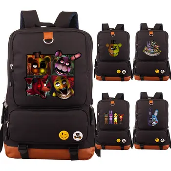 

Christmas Gift Games Five Nights At Freddys Boy Girl School Bag Women Bagpack Teenagers Schoolbags Canvas Men Student Backpack 3