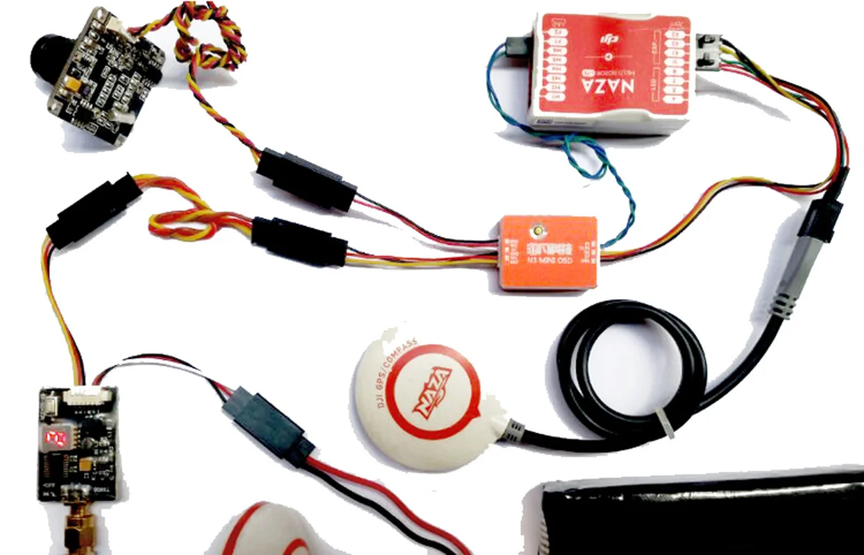 Контроллер полета FPV MINI N1 модуль OSD с чехол для DJI A2 NAZA V1 V2 Lite GPS N2 N3|FPV-системы| |