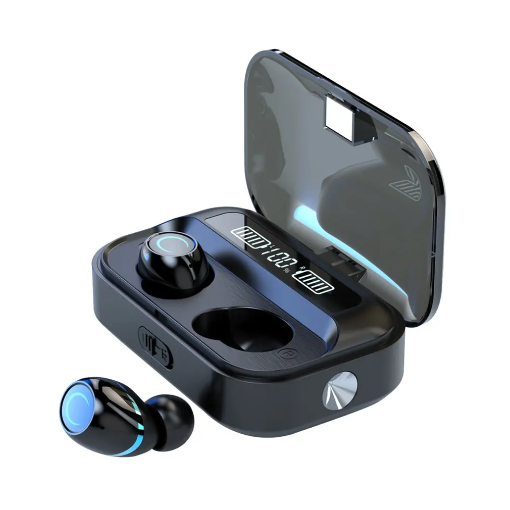 300h Long standby Bluetooth G05 5 1 TWS Earphone USB Wireless Earbuds noise reduction key Control Prevent accidental touch