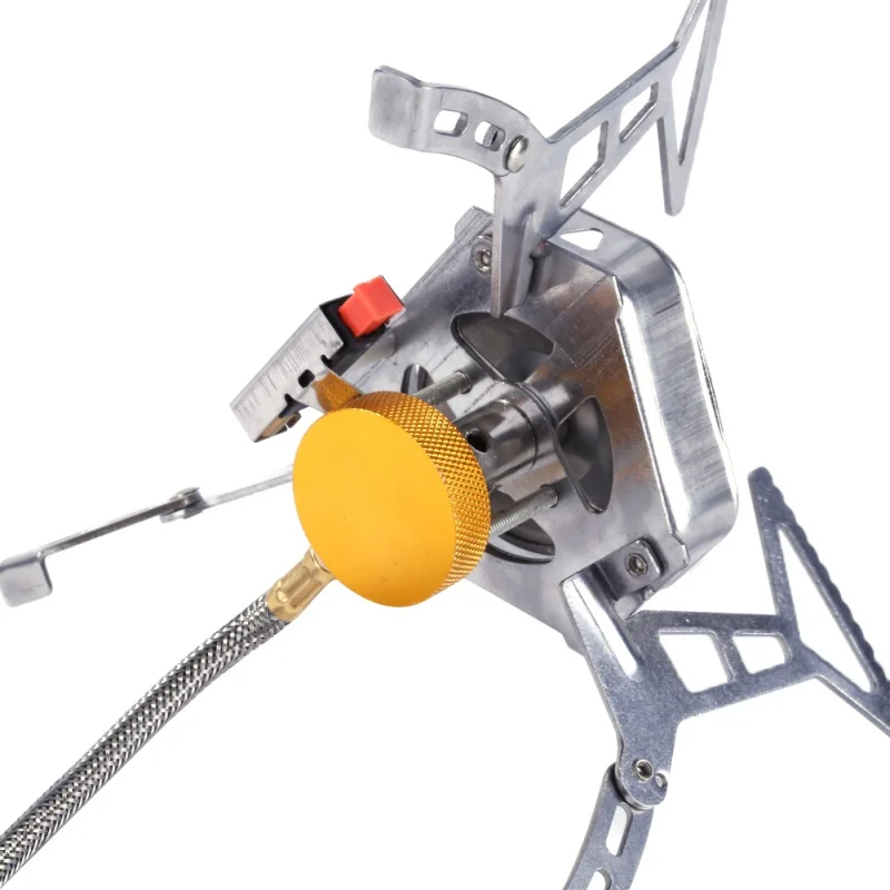 Windproof Outdoor Burner Camping Stove Kitchen Cylinder Propane Grill