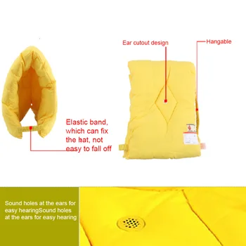 

Soft Flame Retardant Security Cushion Head Protection Earthquake Headgear Accessories Disaster Prevention Hood Fireproof Student