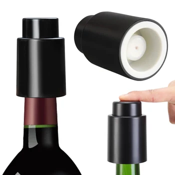 

Vacuum Sealer Wine Bottle Stopper Reusable Preserver Easy to Keep for Home Kitchen DC120