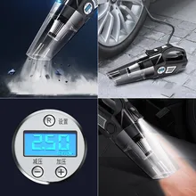 Горячая 4-в-1 автомобильный пылесос воздушный насосы с светильник цифровой Дисплей 120 Вт высокой мощности Мощность многофункциональная J99