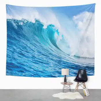 

Cool Tapestry Large Ocean Wave Tapestry For Bedroom Room Decor Wall Hanging Wall Art Tapestry Picnic Mat Beach Towel Bed Cover