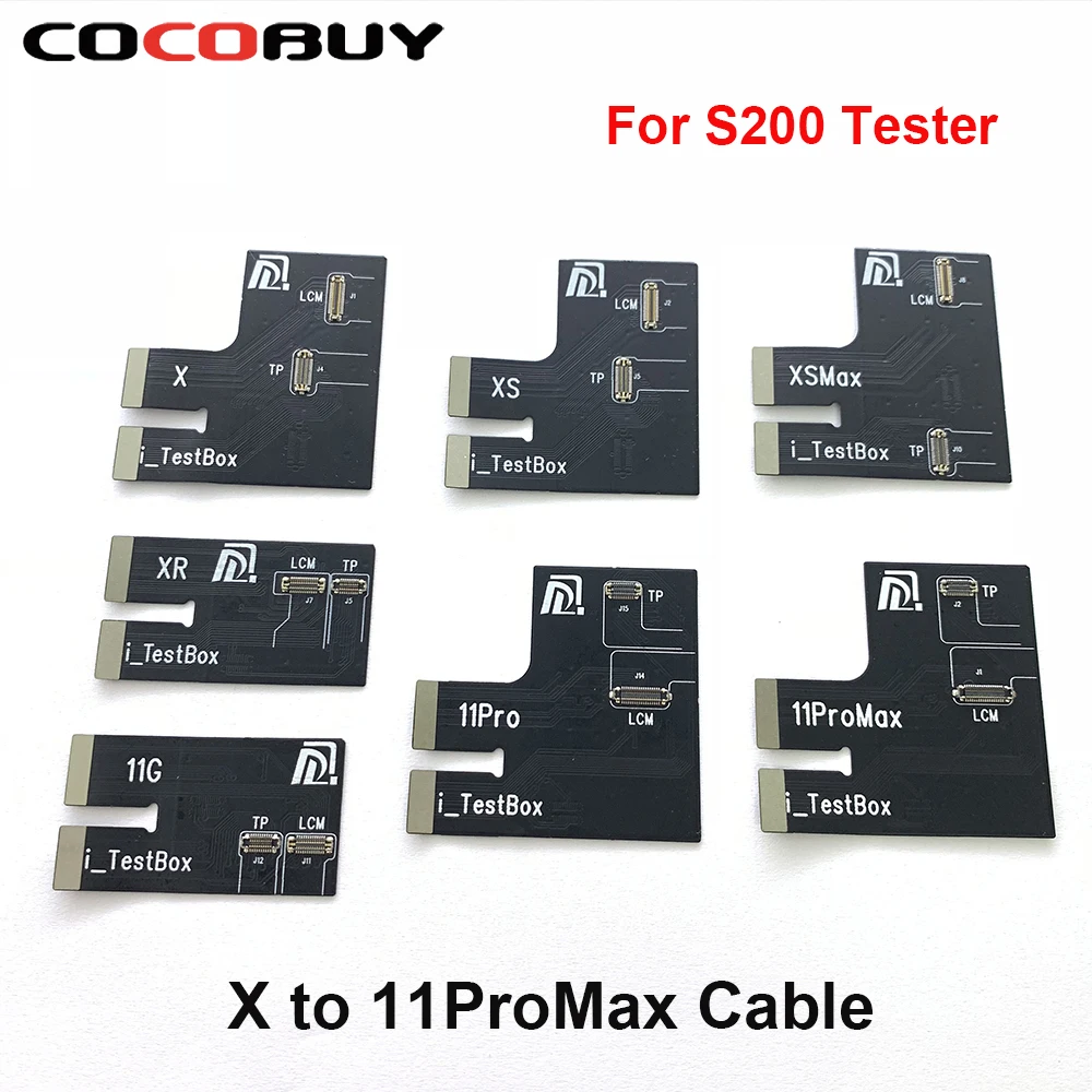 Бесплатная доставка тестер Novecel S200 LCD гибкие кабели для iPhone X XR XS XSMAX 11 Pro Max