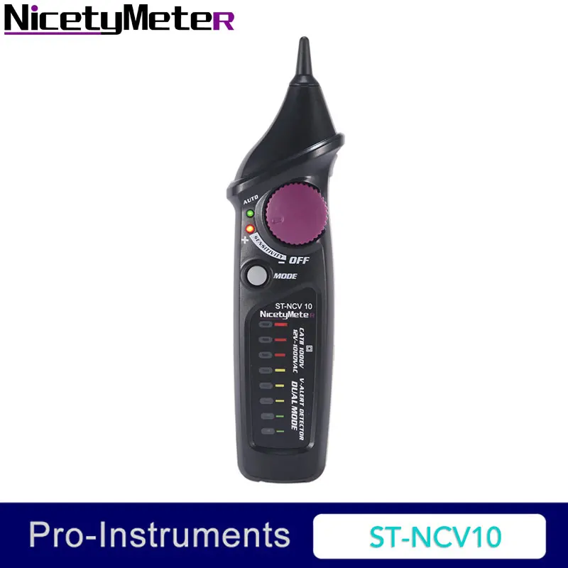 

Nicetymeter Home Circuit Safety Checkup Kit STNCV10 Voltage Detector And Socket Tester Outlet RCD GFCI Test NCV Continuity Alarm