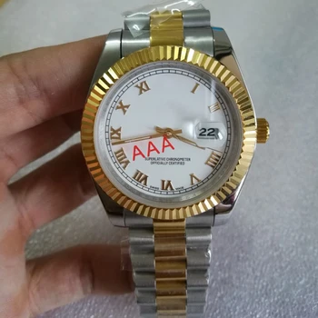 

luxury watch men AAA 36mm automatic mechanical No battery sweeping Date JUST stainless steel watches 2813 354