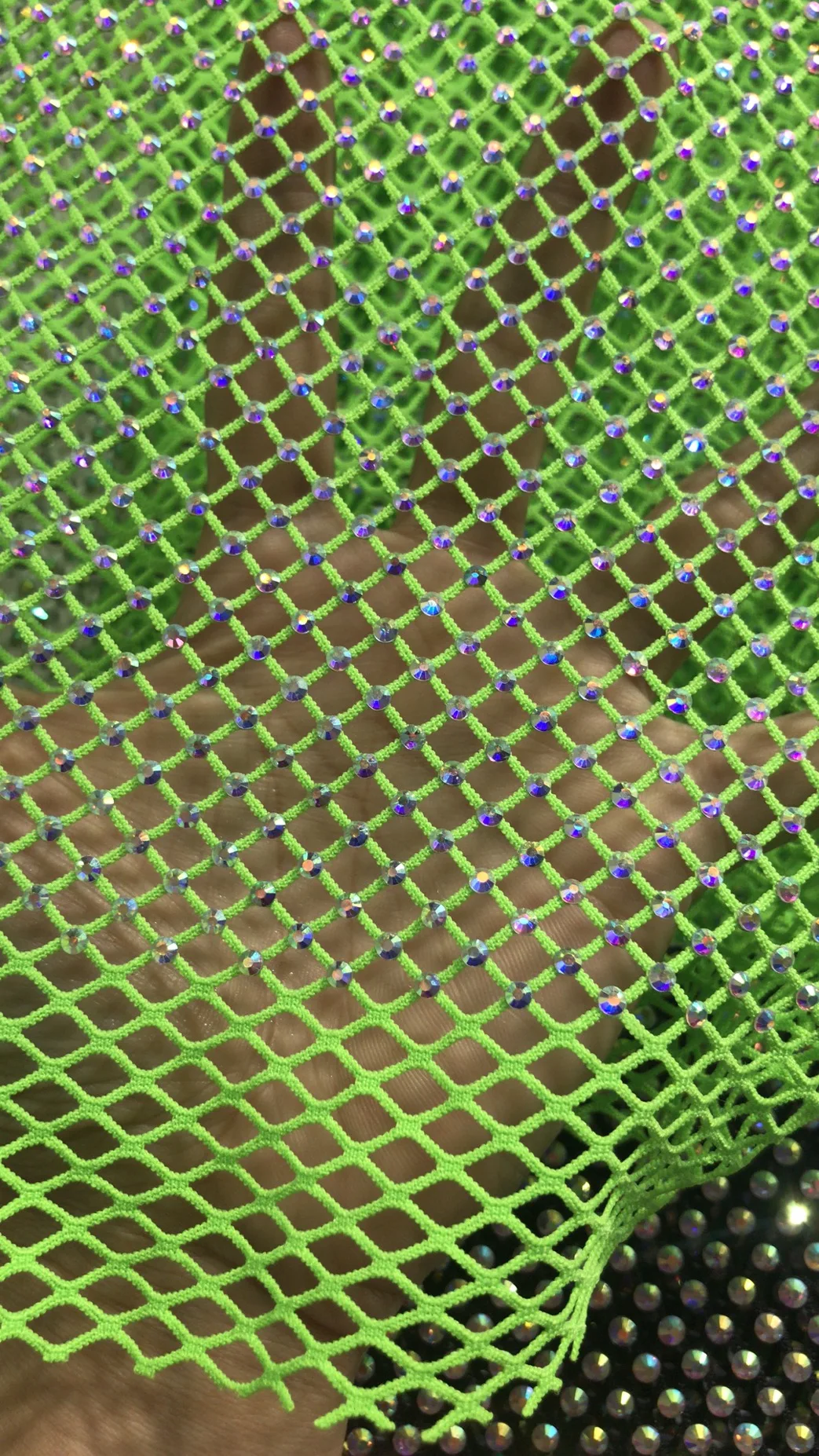 Nigerian Lace Fabric 2021 High Quality Lace With Stone fabric High-quality green cloth of stones DYS223