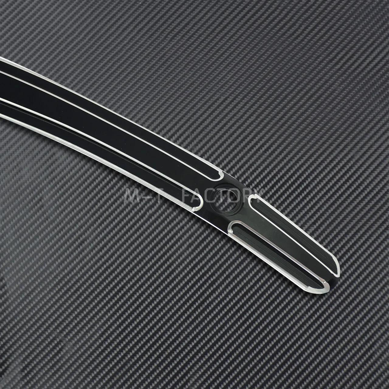 Мотоцикл черный алюминиевый слот трек лобовое стекло Накладка для Harley- Touring FLHT/FLHTC/FLHTCU/FLHX