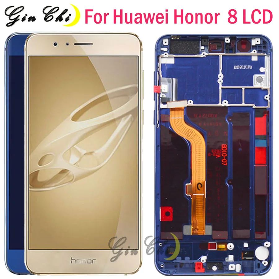 

Huawei Honor 8 LCD Display Touch Screen Digitizer Honor8 LCD For 5.2" Huawei Honor 8 LCD With Frame FRD-L19 FRD-L09 Replacement