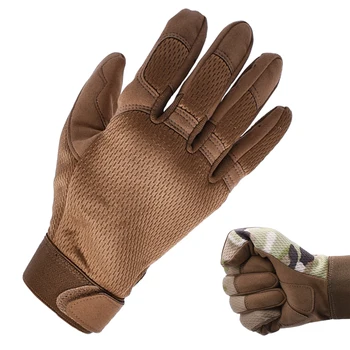 

Hot Motorcycle Gloves Military Full Finger Protective Non-slip Gloves For Kawasaki ZG1000 ZRX1100 ZRX1200 zrx 1200 ZX11 zx 11