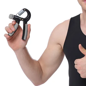 

2020 Hot Men Gym Fitness Hand Grip Adjustable Finger Heavy Exerciser Strength Muscle Recovery Hand Grip Trainer
