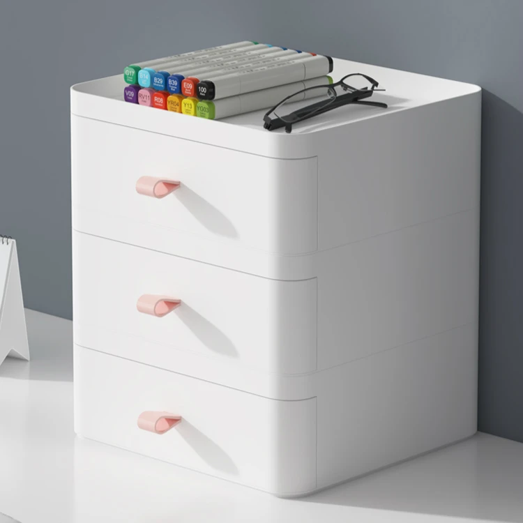 desktop-organizer-plastic-storage-box-office-supplies-file-rack-dormitory-drawer-stationery-holder