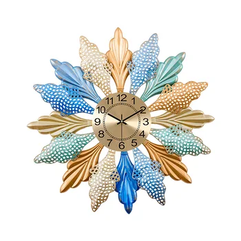 

Light luxury creative wall clock Living room bedroom decoration Study simple quartz digital wall clock modern design