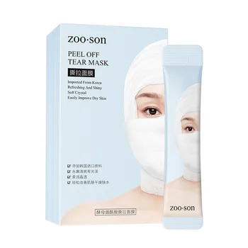 

20 Pcs Women Yeast Nicotinamide Peeling Mask For Face Care Moisturizing Repairing Refreshing Balance Water And Oil Tender Skin