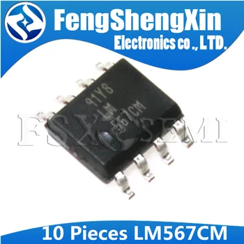 

10PCS LM567CMX SOP8 LM567CM SOP LM567 SMD Tone Decoder IC