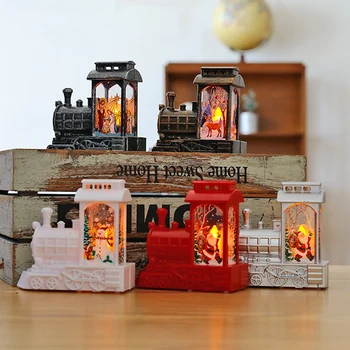 

Christmas Candle Wind Lamp Retro Flameless Electronic Night Light Christmas Decorations for Home Ornament Christmas Gift