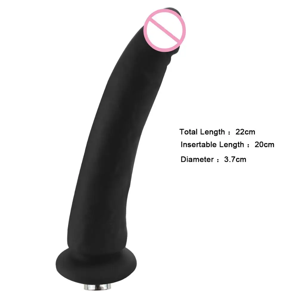 New Type Huge Sex Machine Dildo Attachments Male Artificial Penis Soft TPE Anal Dildo Sex Toy for Women and Men AN-S9