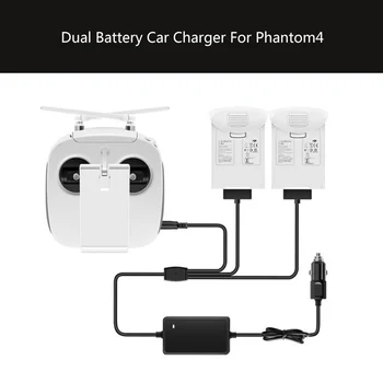

Car Charger Adapter Practical Durable Drone Battery Electronic Remote Control Charging Accessories Overcharge For DJI Phantom 4