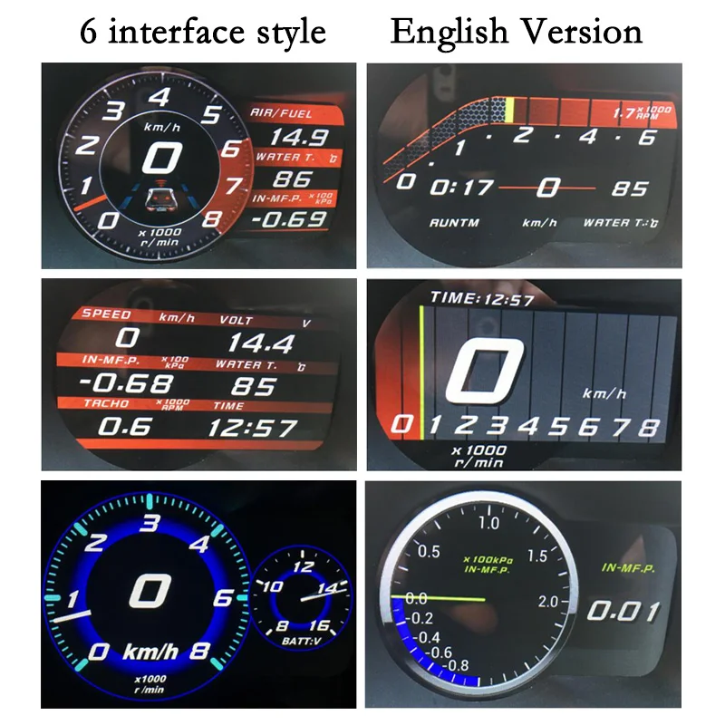 Профессиональный волшебный OBD2 F835 дисплей на лобовом стекле Автомобильный