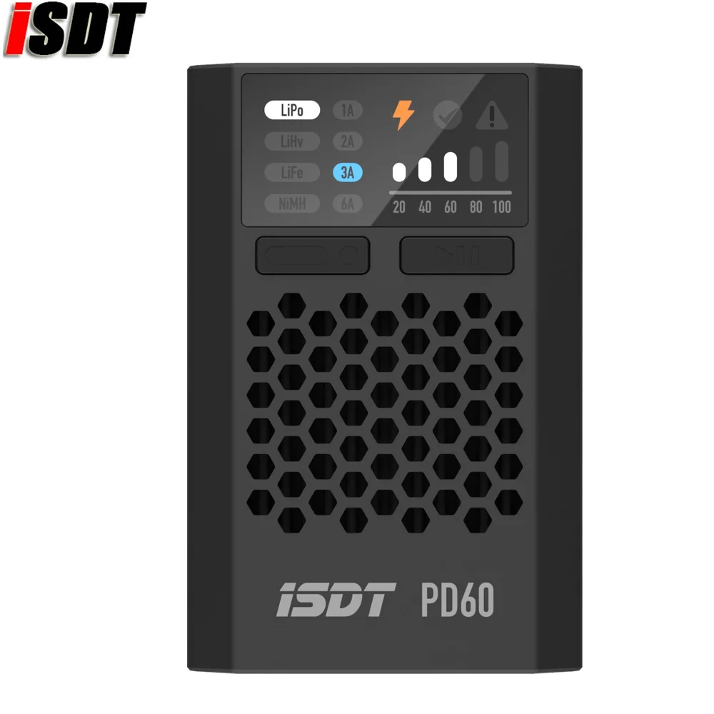 Chargeur Batterie Drone PD60 60W 6A USB-C QC3.0