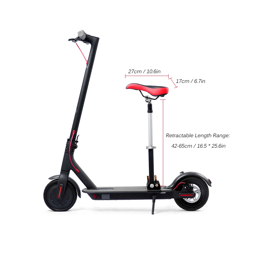 

Bike Foldable Height Adjustable Saddle Set for Xiaomi Electric Scooter Chair M365 Retractable Seat with Bumper ropa ciclismo