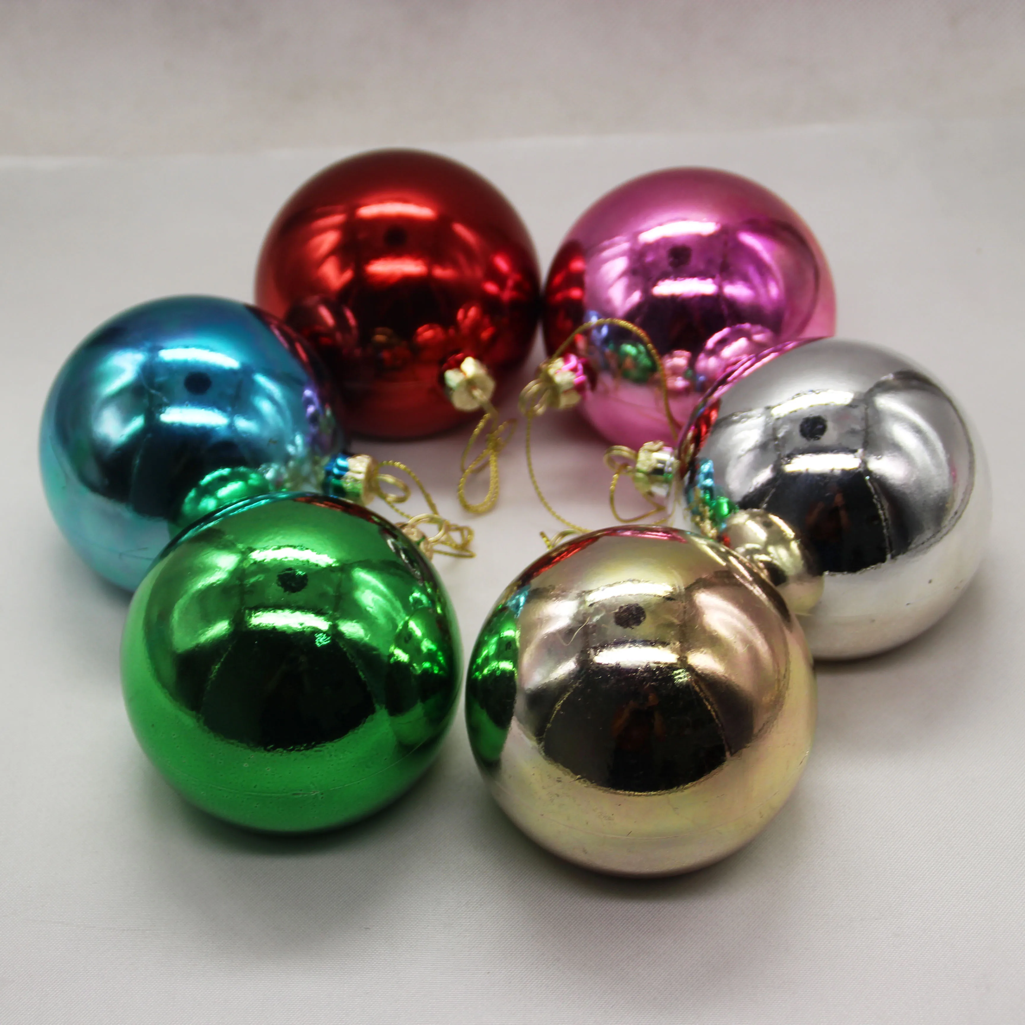 

20SETS Blank Sublimation Christmas Ball Decoration for Sublimation INk Transfer Printing Heat Press DIY Gifts Craft Can Print